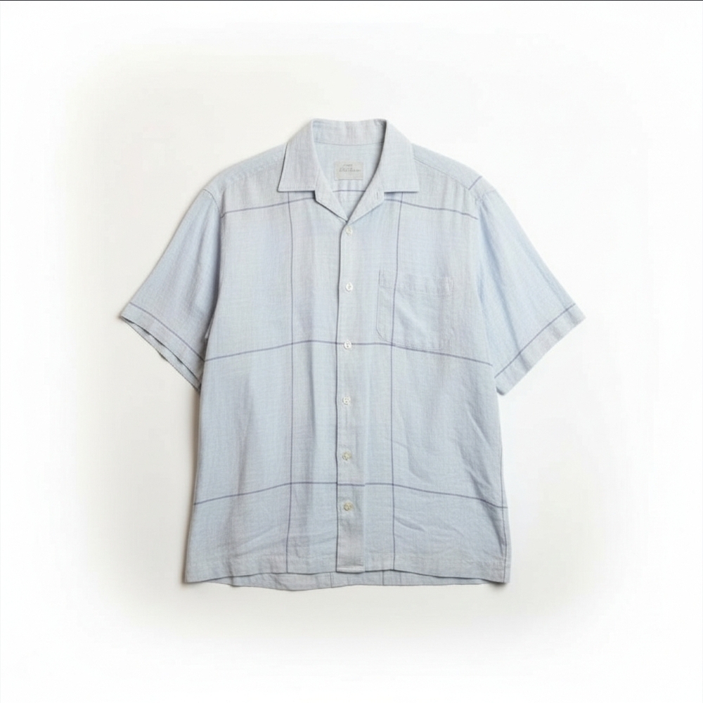 Tommy Bahama Silk Linen Blend Short Sleeve Camp Shirt XL